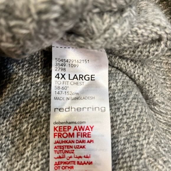 NEW: Wool Blend Knit Sweater - 4XL - Picture 5 of 5